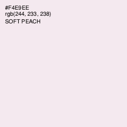 #F4E9EE - Soft Peach Color Image